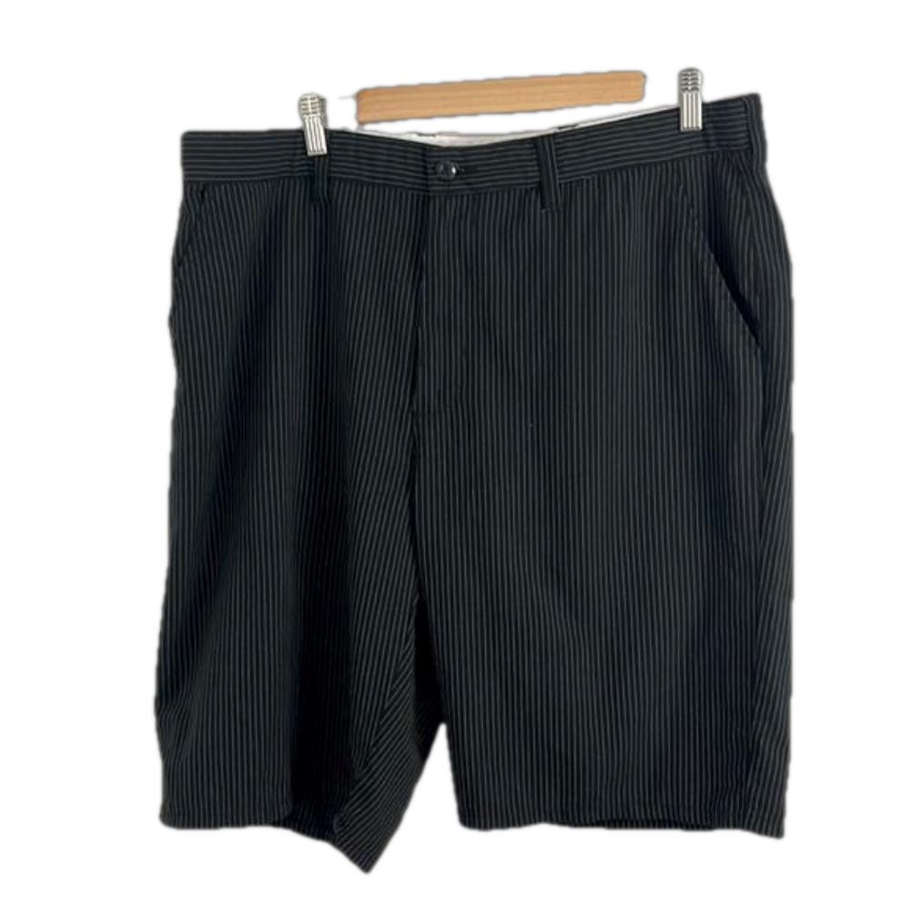 Travis Mathew Blue and Black Pinstripe Shorts
